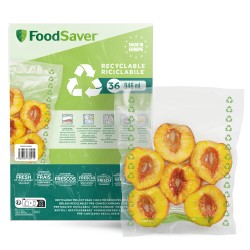 Wielorazowe worki do próżniowego pakowania żywności foodsaver FSBE4802X-01 - 36 szt. 20 x 29 cm
