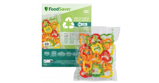 Wielorazowe worki do próżniowego pakowania żywności foodsaver FSBE3202X-01 - 26 szt. 28 x 36 cm