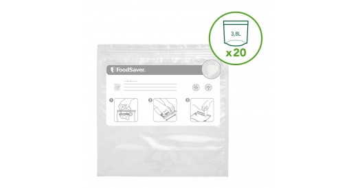 FoodSave Zapinane torebki próżniowe do świeżej żywności FVB016X