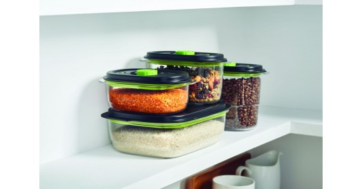 Zestaw 3 pojemników do przechowywania próżniowego FoodSaver Fresh 2.0, FFC026X - 0.7l + 1.2l + 1.9l
