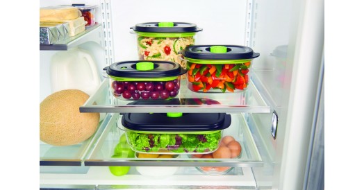 Zestaw 3 pojemników do przechowywania próżniowego FoodSaver Fresh 2.0, FFC026X - 0.7l + 1.2l + 1.9l