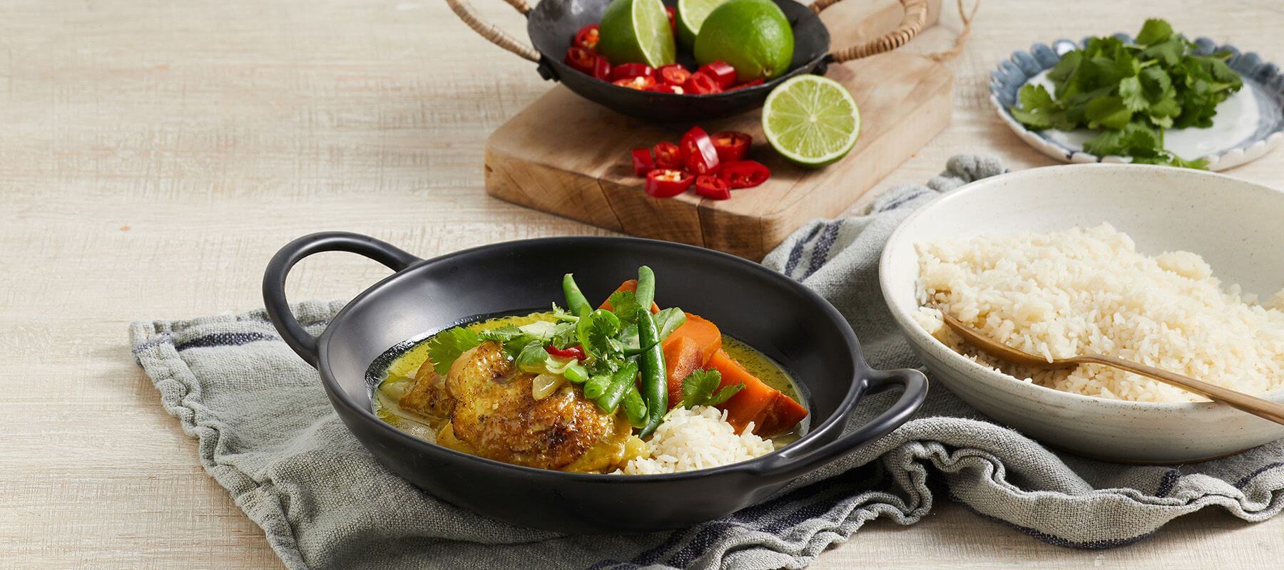Przepis na Indonezyjski kurczak curry