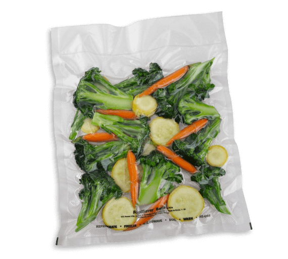 Zapinane torebki do próżniowego pakowania warzyw