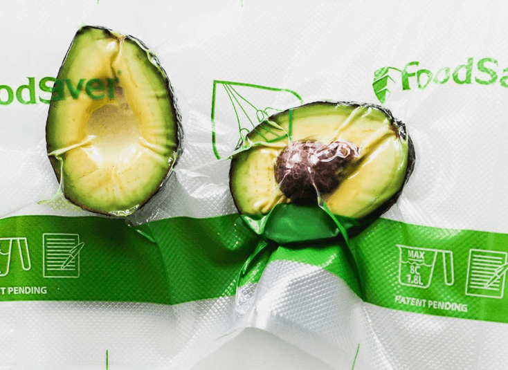 Avocado zapakowane próżniowo w woreczku Foodsaver